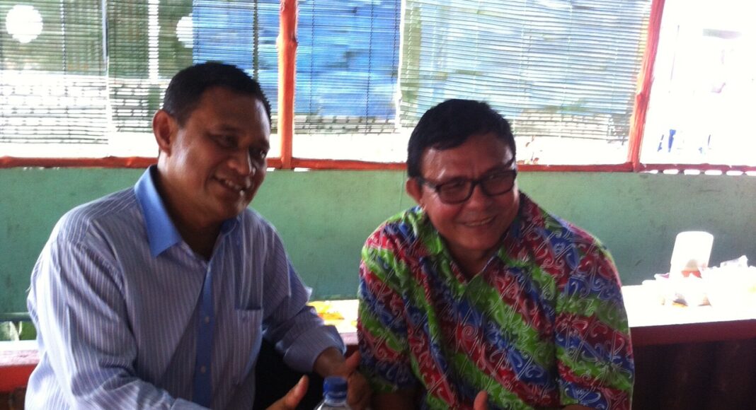 Ibrahim Saleh dan Adri Patton (hfa)